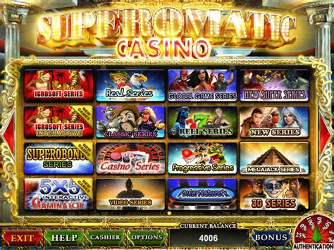 Superomatic online casino Paraguay